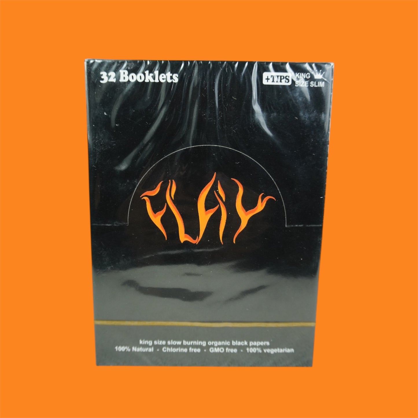 FLAY BLACK ROLLING PAPERS (BOX)(32 Booklets)