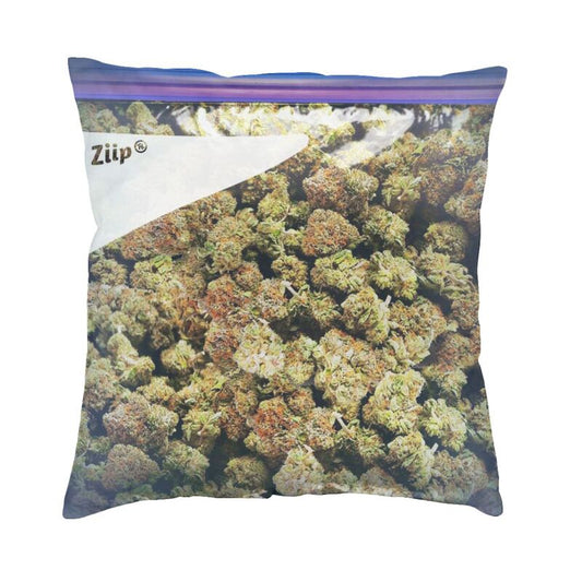 Weed Zip Lock Pillow Case Extra Large Dank, 16 x16in, 18 x18in, Decorative