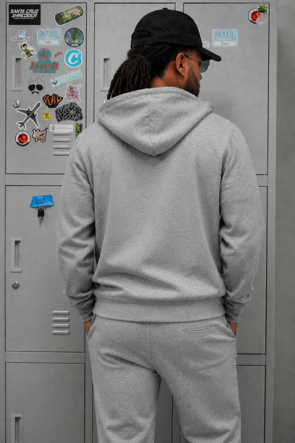 Butterflay Gray Fleece Joggers – Tapered Sweatpants
