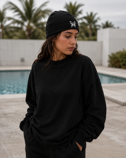Butterflay Skull Cap – Fitted Beanie