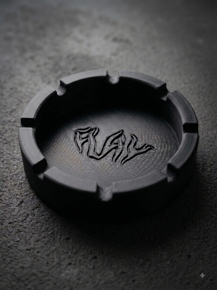 3D-Printed Novelty Ashtray – Decorative Desk Tray