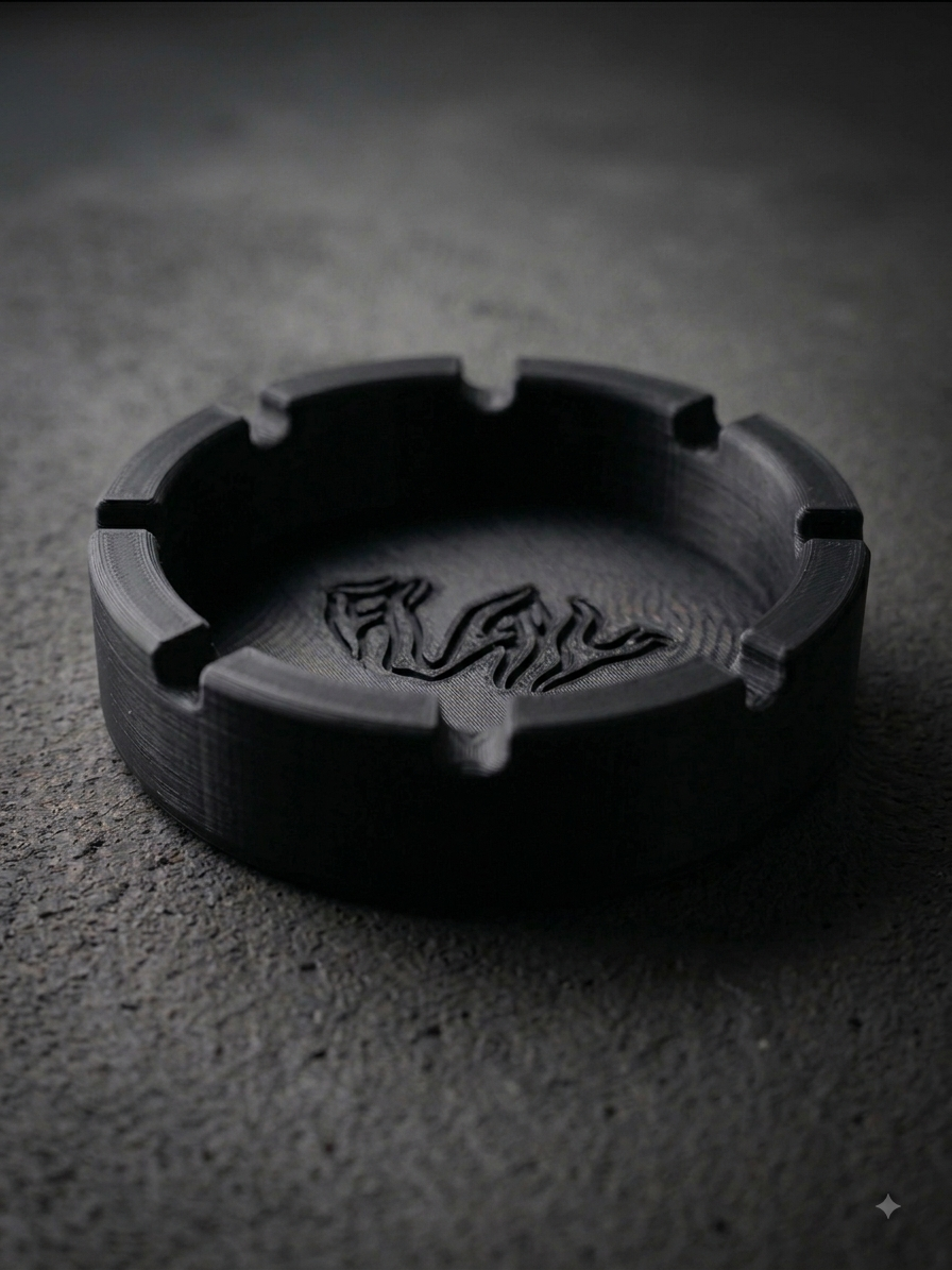 3D-Printed Novelty Ashtray – Decorative Desk Tray