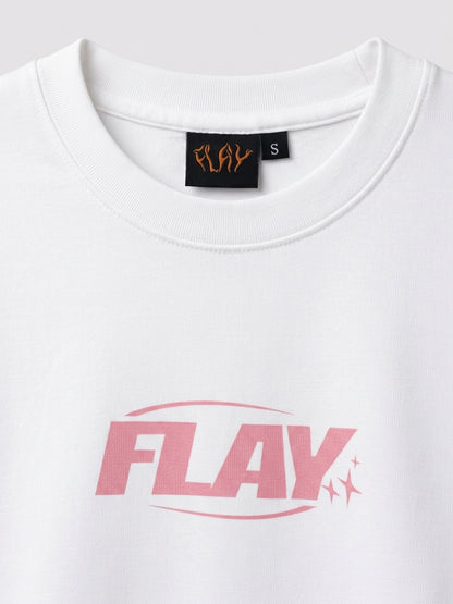 Men's Oversized White Butterflay Tee – Front & Back Graphic Print