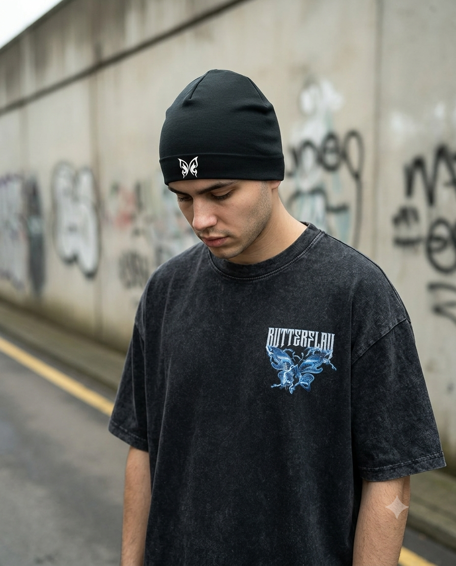 Butterflay Skull Cap – Fitted Beanie