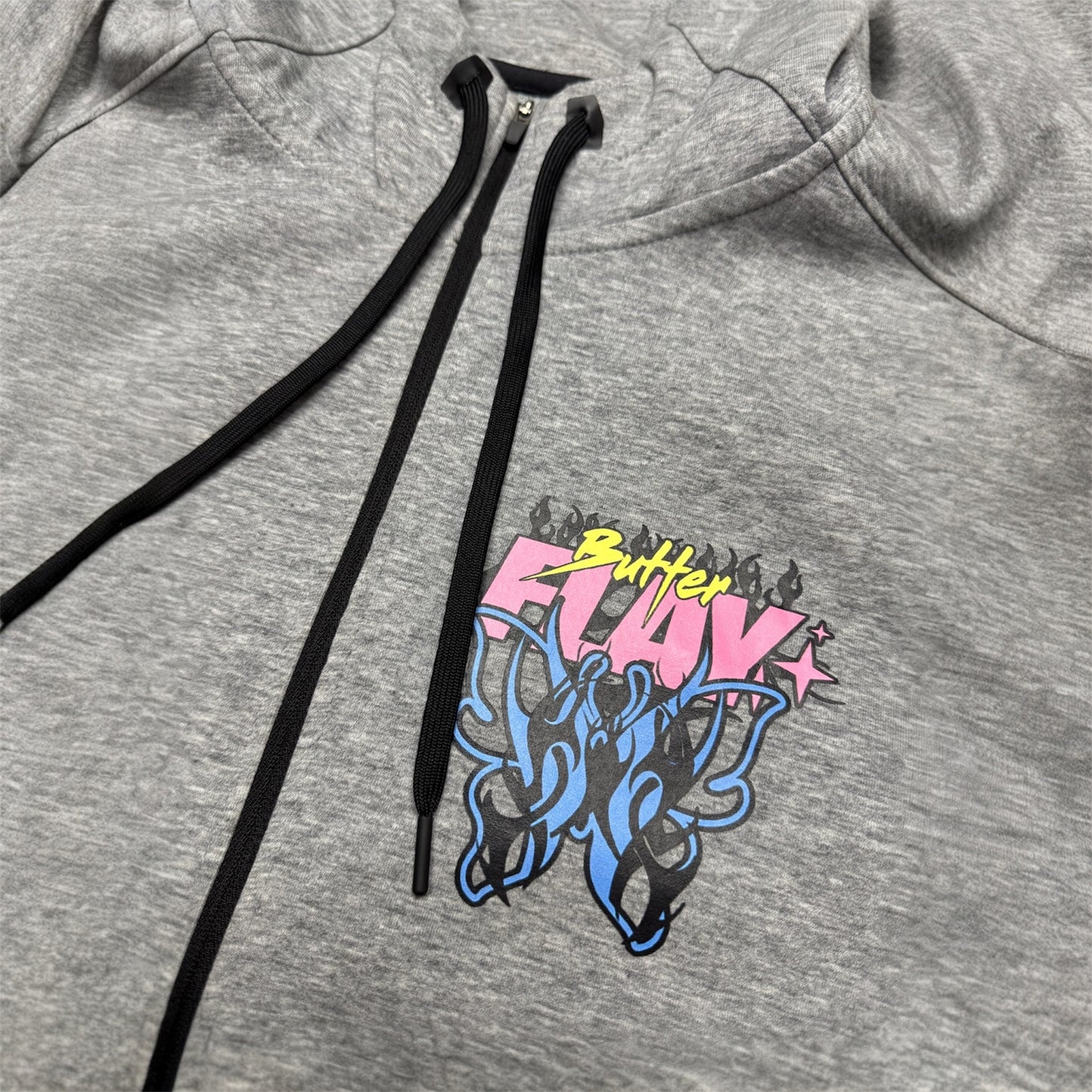 Butterflay Hoodie Zip Up – Active Tech | Grey